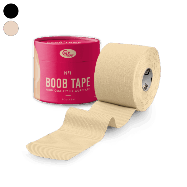 CureTape® (Boob tape) Mellragasztó szalag – Láthatatlan tartás és természetes dekoltázsemelés