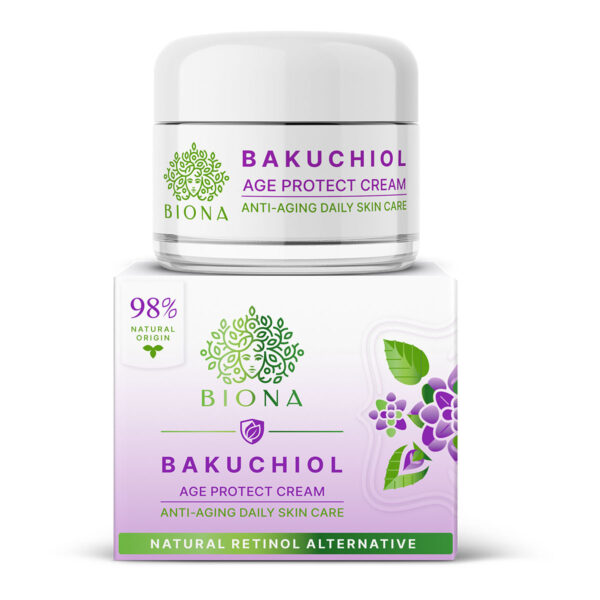 Biona Bakuchiol Age Protect arckrém bakuchiollal és niacinamiddal, érzékeny bőrre