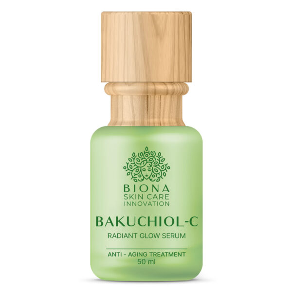 Biona Bakuchiol C Radiant Glow szérum 50 ml, természetes anti-aging arcápoló