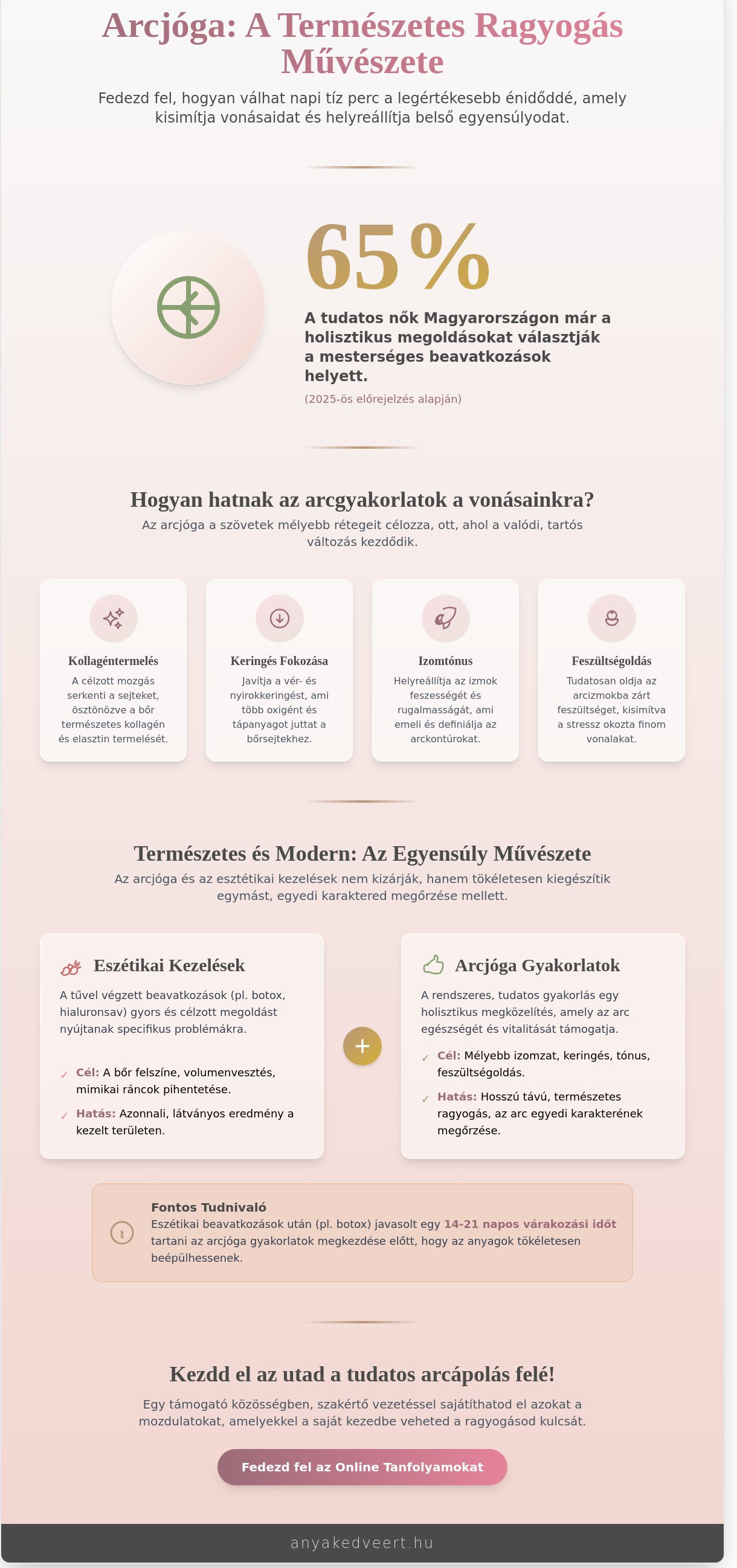 Arcjóga gyakorlatok: Út a természetes ragyogáshoz és a belső békéhez 2026-ban